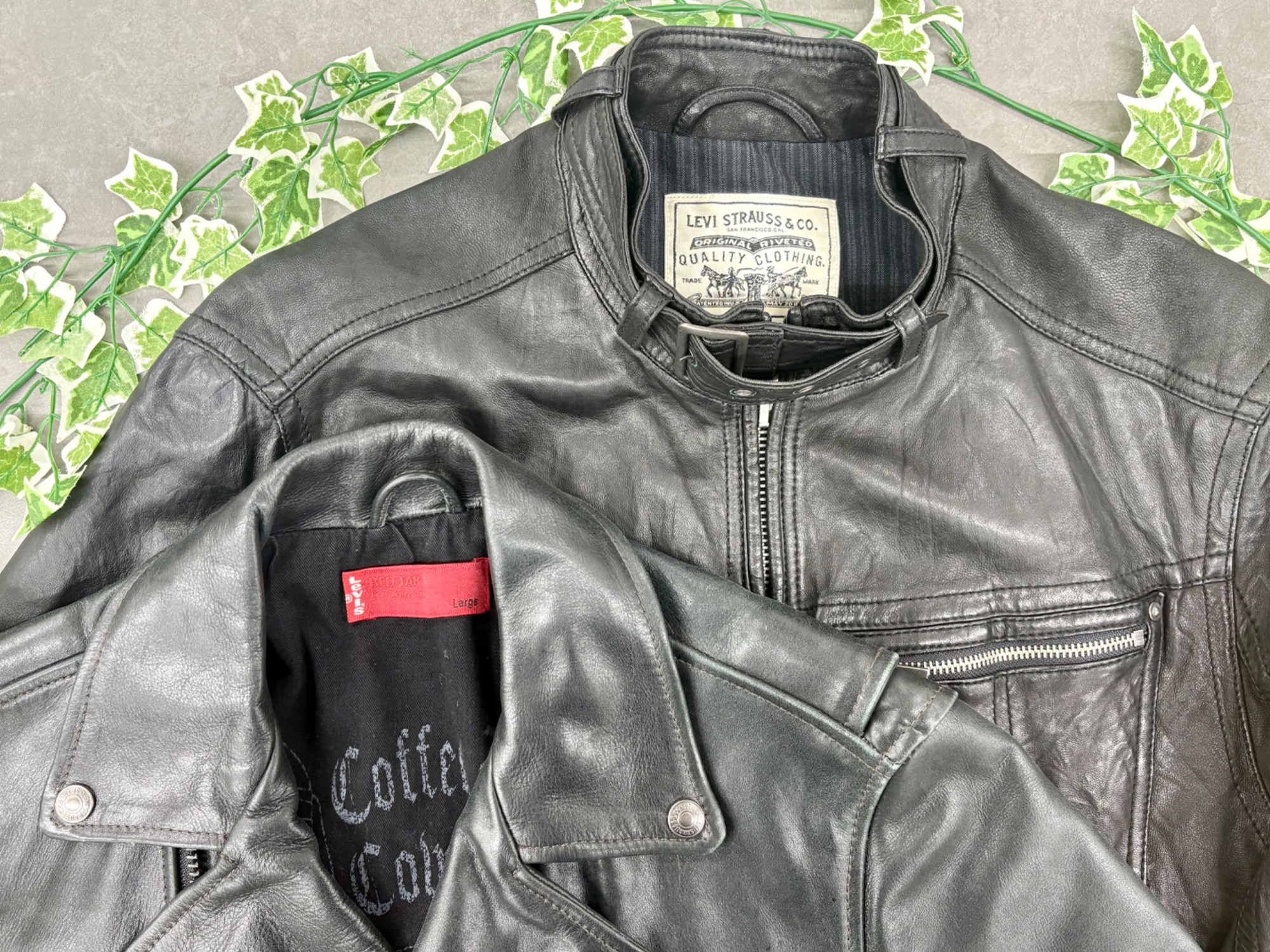 LEVI'S ラムレザージャケット/ライダースジャケット 】をご紹介