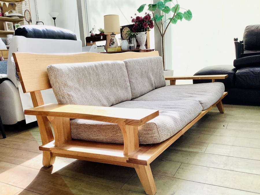 ニトリ アケビ 一人掛けソファー ローソファー NITORI（ニトリ）AKEBI