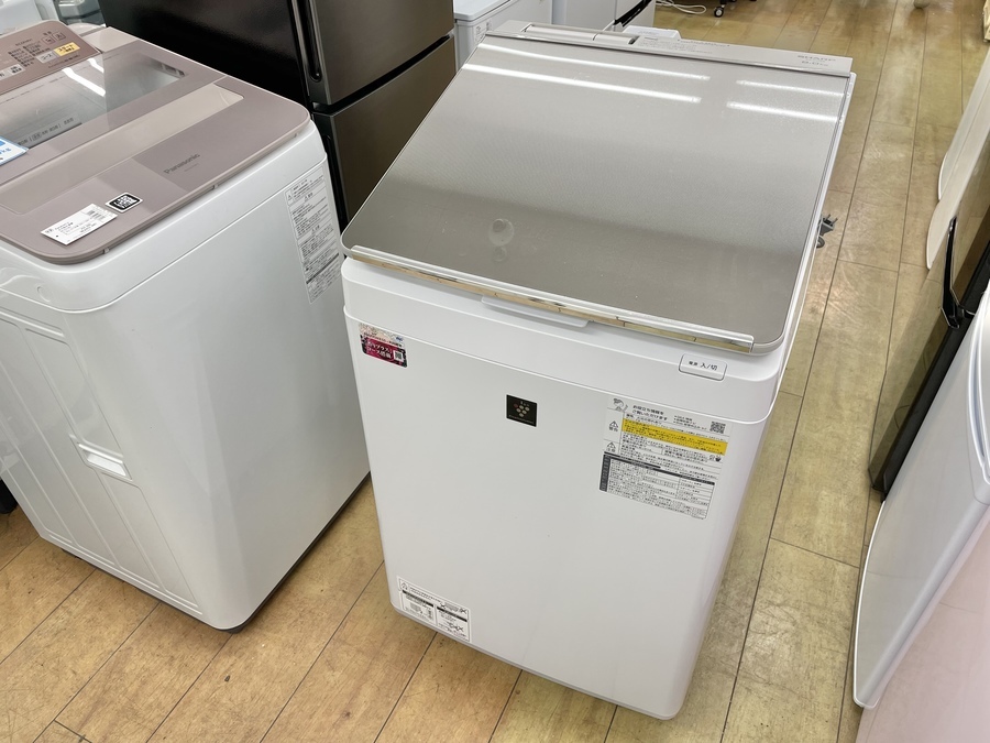 SHARP 縦型洗濯乾燥機(ES-PW8E-N)のご紹介♪｜2021年10月30日 