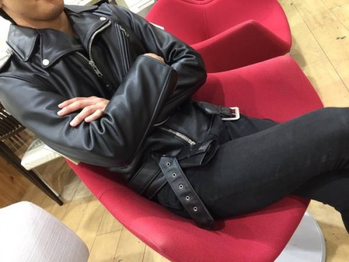 メンズファッションのレザージャケット