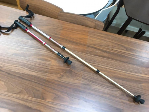 登山用品のトレッキングポール