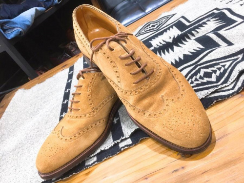 ウィングチップシューズの花小金井衣類