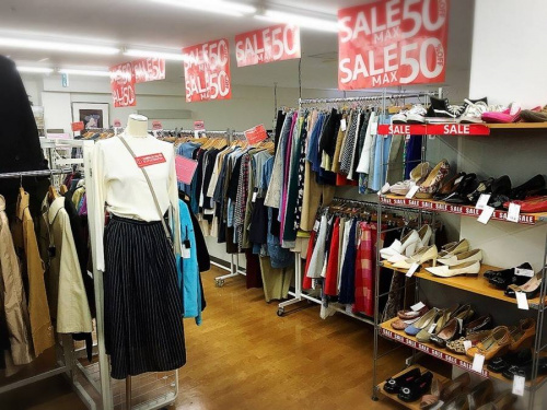 夏物　衣類　セールの武蔵野市　花小金井　国分寺　杉並　夏物　衣類　メンズ　レディース