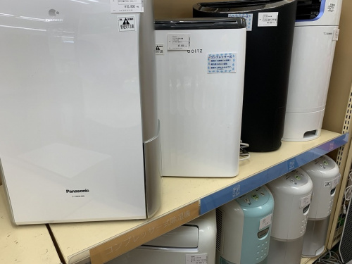 季節家電の除湿器