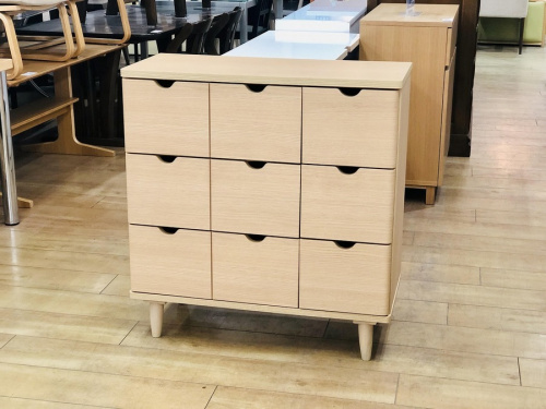 使い方いろいろ♪ニトリのリビングチェストが入荷♪【トレファク花