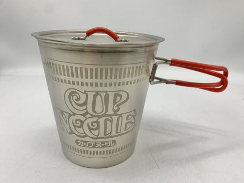 BBQ用品のカップヌードル型チタンクッカー