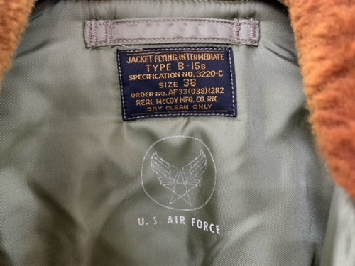 B-15BのTHE REAL McCOY'S