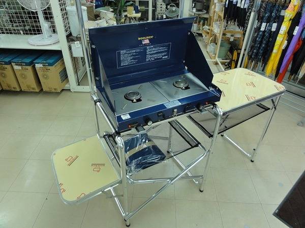 値下げしました【店舗同時販売中】廃盤品　ウールリッチ　キッチンテーブル　キャンプ【店頭ご来店購入限定】 ｳｰﾙﾘｯﾁのｷｯﾁﾝﾃｰﾌﾞﾙ＆ﾊﾞｰﾅｰ入荷致しました！【牛久店】｜2015年05月01日