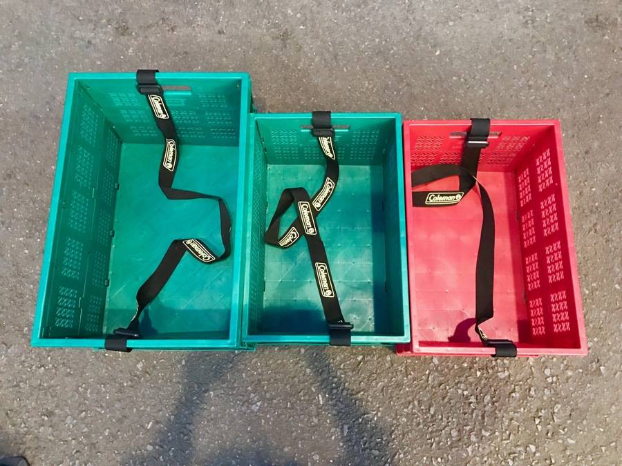 【2個セット】Coleman コールマン　折り畳み　ベルトコンテナ 2個セット】Coleman コールマン 折り畳み ベルトコンテナ Amazon