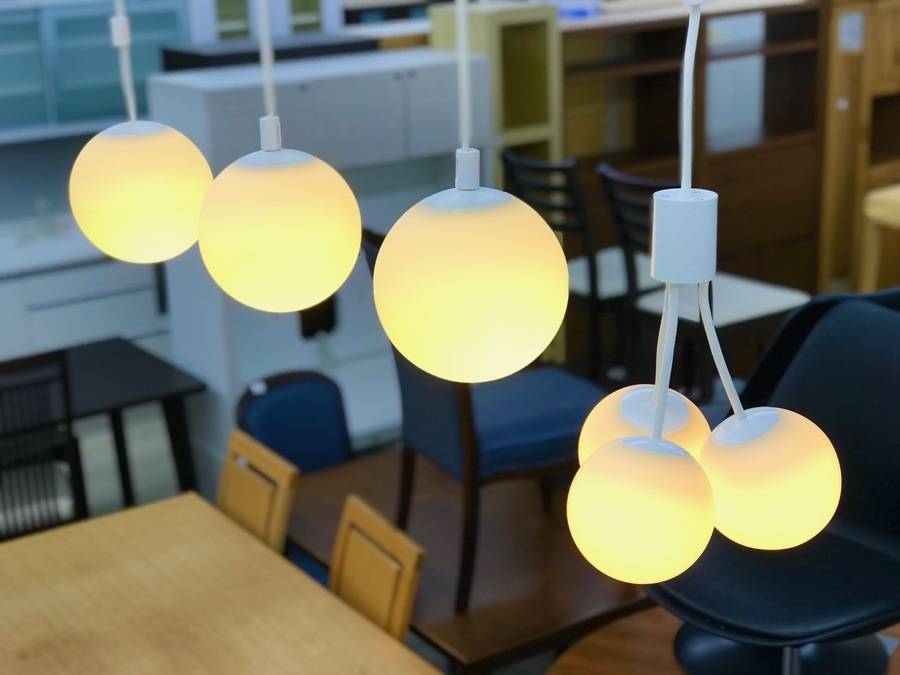 無印 ＬＥＤシリコーンペンダントライト３灯タイプ（希少廃盤） LEDシリコーンペンダントライト3灯タイプ | 無印良品