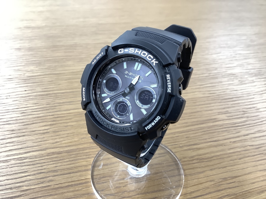 CASIO(カシオ)のG-SHOCK、AWG-M100BWが買取入荷しました！【牛久店】 [2020.08.29発行]｜リサイクルショップ