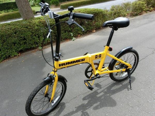 スポーツ・アウトドアの折りたたみ自転車