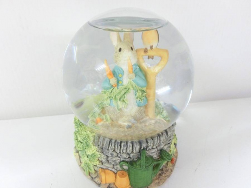 ピーターラビットのスノードーム