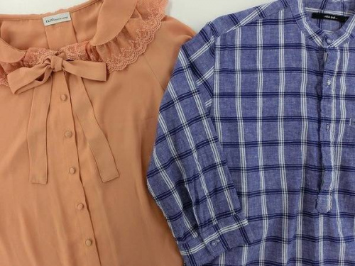 シャツのカーディガン