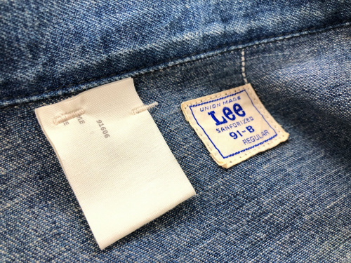 ジャケットのLee