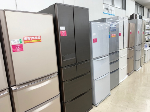 生活家電の冷蔵庫