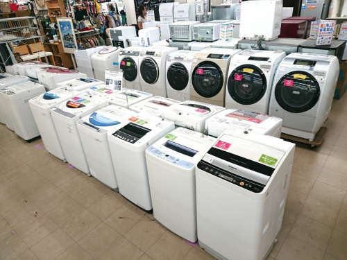 中古冷蔵庫の中古洗濯機