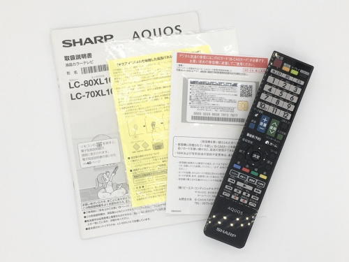 大型テレビのSHARP
