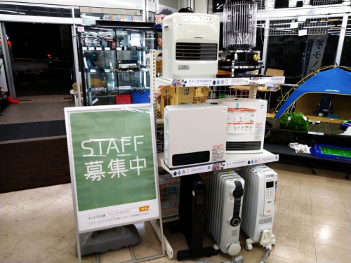 ストーブのこたつ
