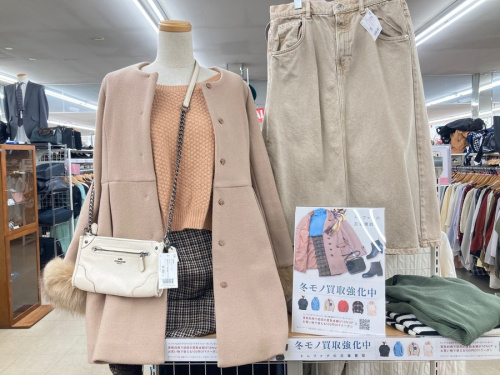 メンズファッションの冬物衣類