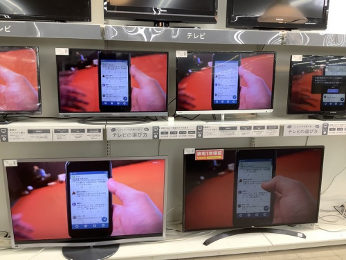 テレビの冷蔵庫