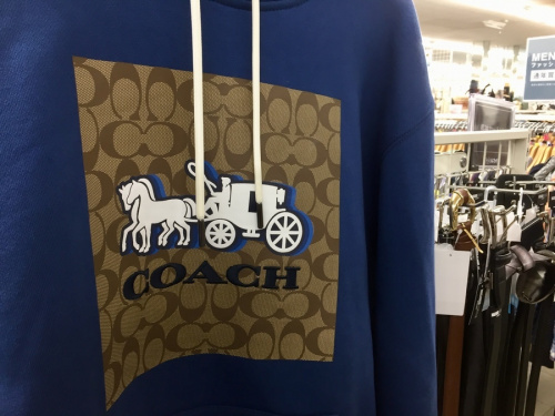 スウェットのパーカー
