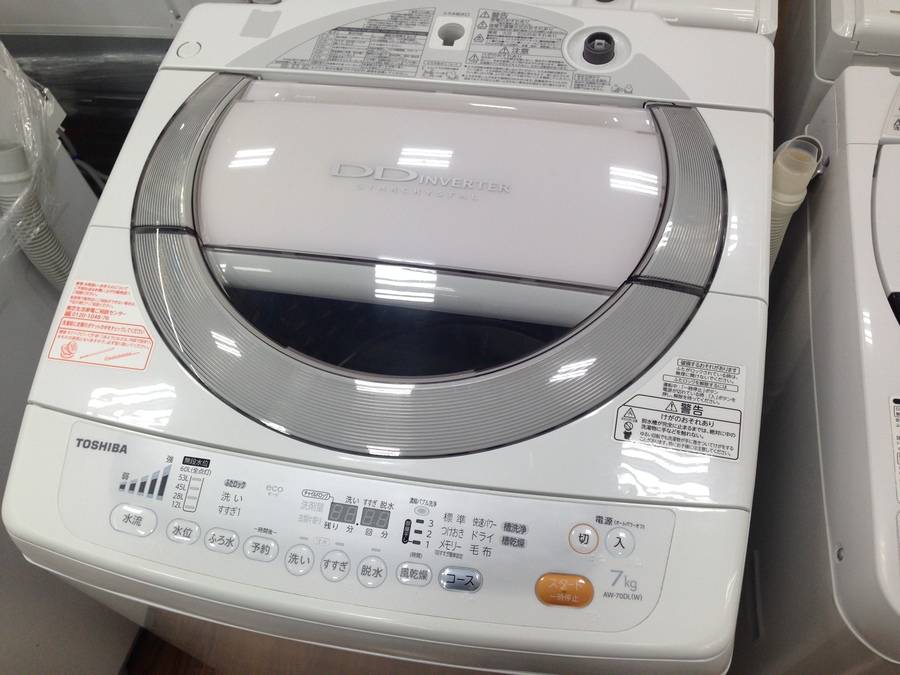 安心の6ヶ月保証付き！TOSHIBA全自動洗濯機2018年製7.0kg【トレファク堺福田店】 TOSHIBA 7.0kg洗濯機 AW-70DL入荷!!【所沢店】｜2016年02月05日