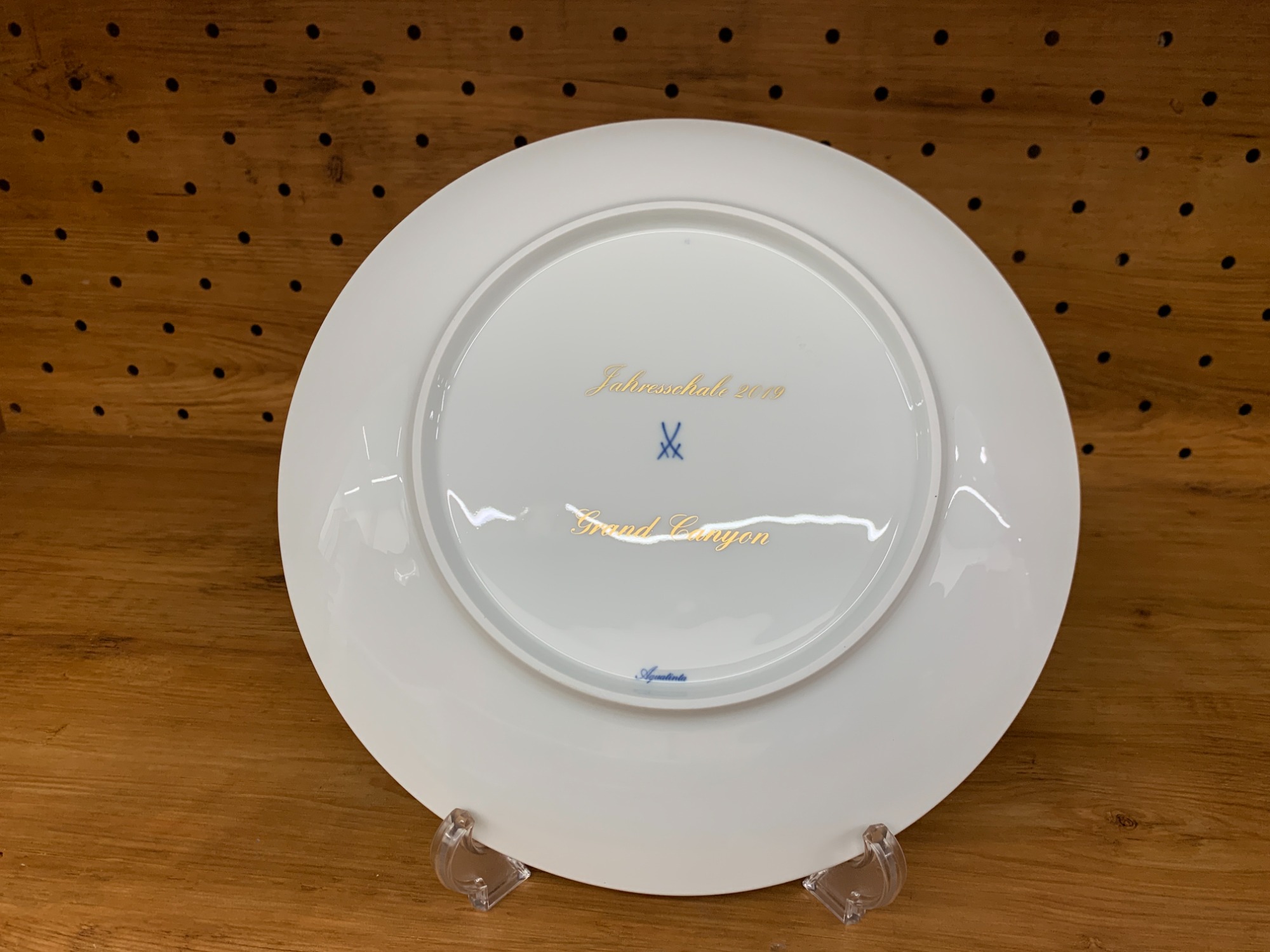 マイセン イヤープレート2019 グランドキャニオン ☆洋3 マイセン2019