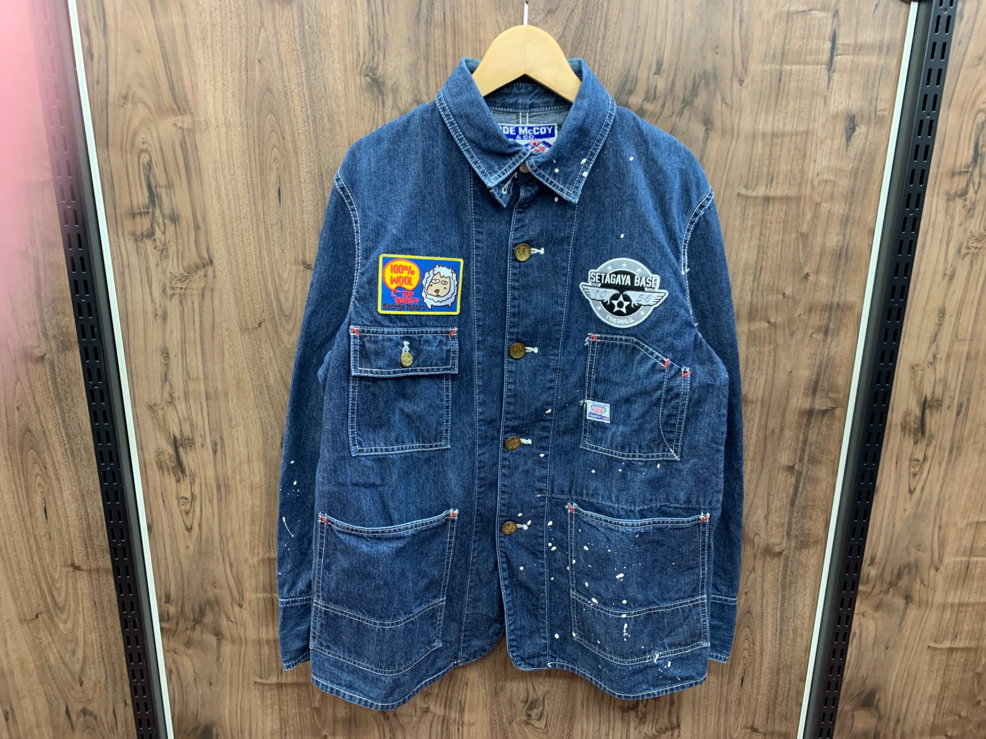 ジョーマッコイ デニムカバーオール デニムジャケット 36 ジョーマッコイ カバーオール デニムジャケット アメカジ｜Yahoo