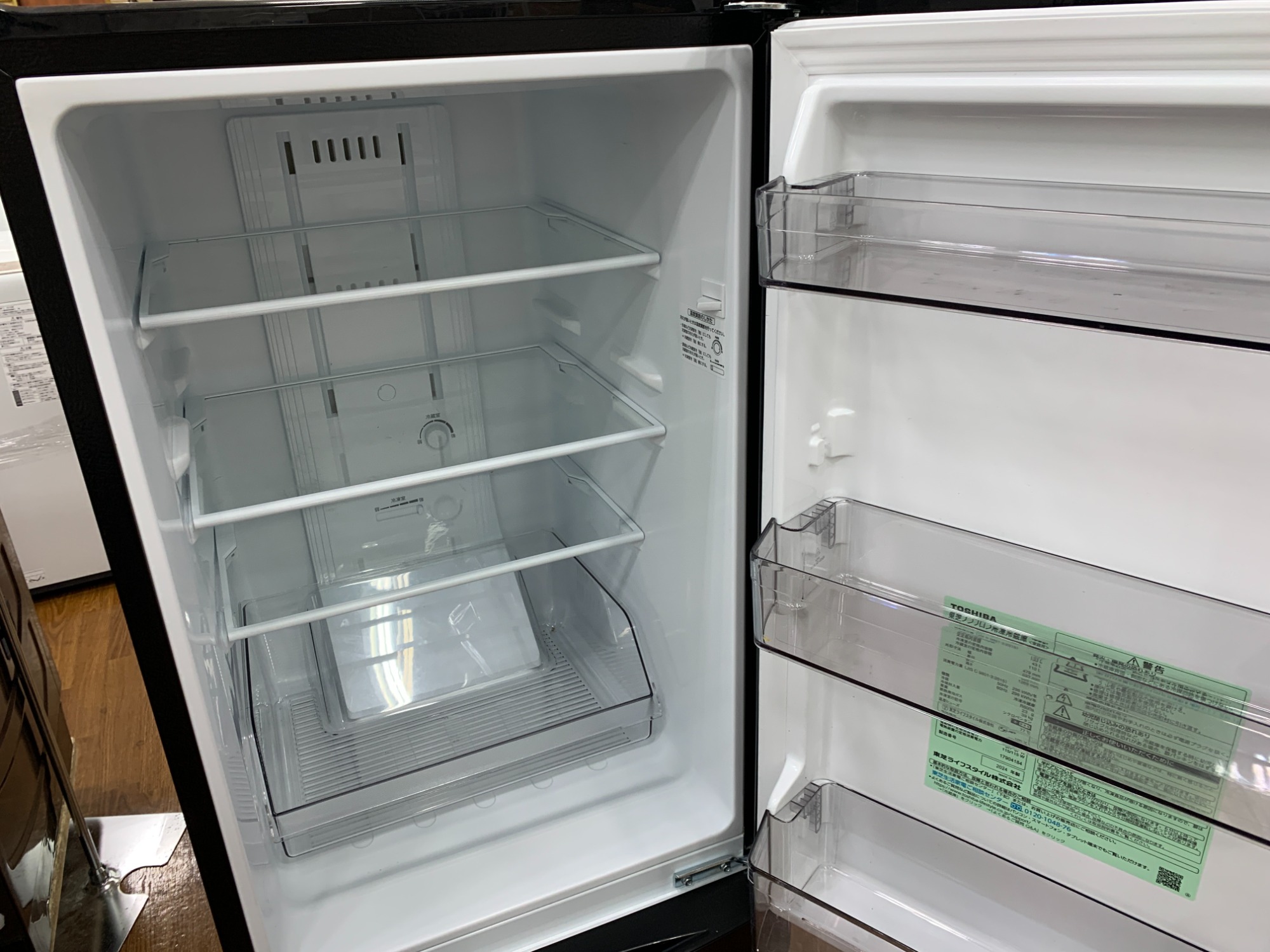 ！！最終値下げ！！使用歴少！ 東芝153L 2024年製 TOSHIBA (東芝)、2ドア冷蔵庫、153L、2024年製のご紹介です