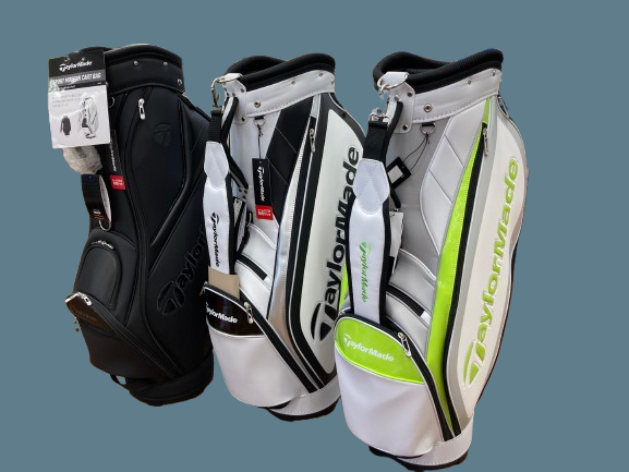 TaylorMadeキャディバッグ、カラフルに3色入荷いたしました