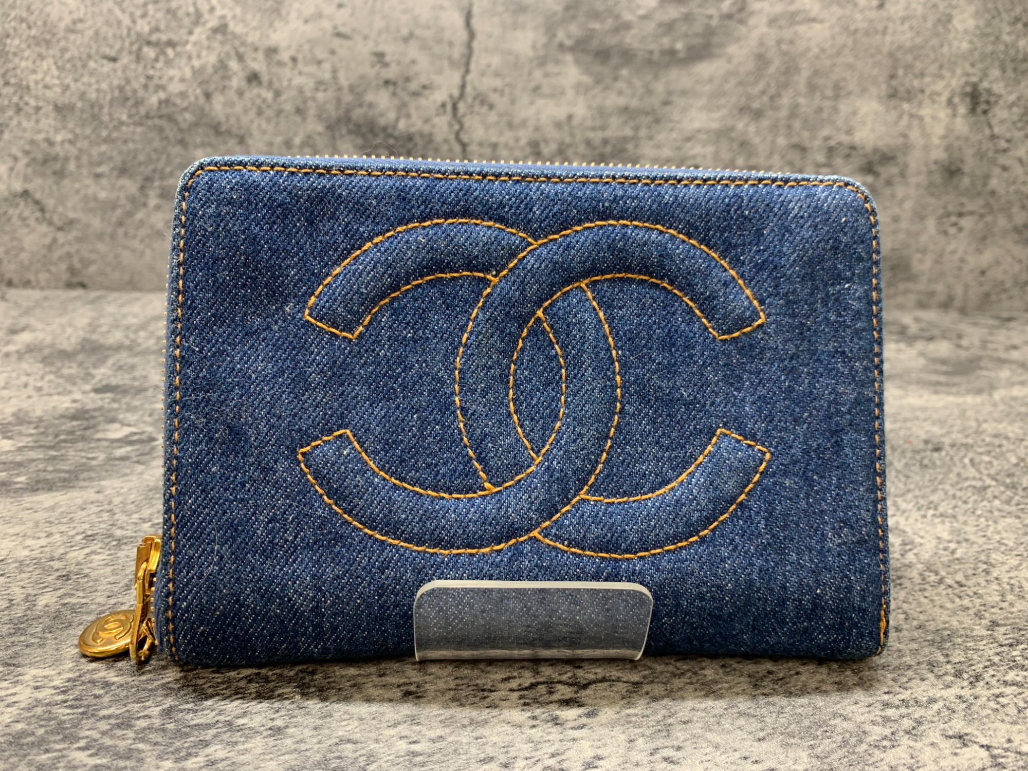 CHANELデニム財布 R3/11月27日【CHANEL(シャネル) ココマーク デニム 2つ折り財布