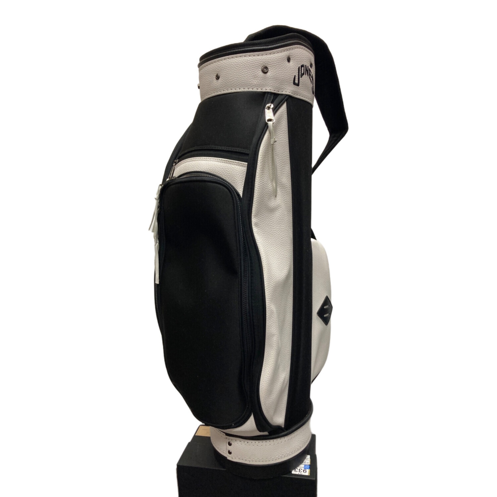 JONES キャディバッグ アイボリー/ブラック JONES キャディバッグ アイボリー/ブラック
