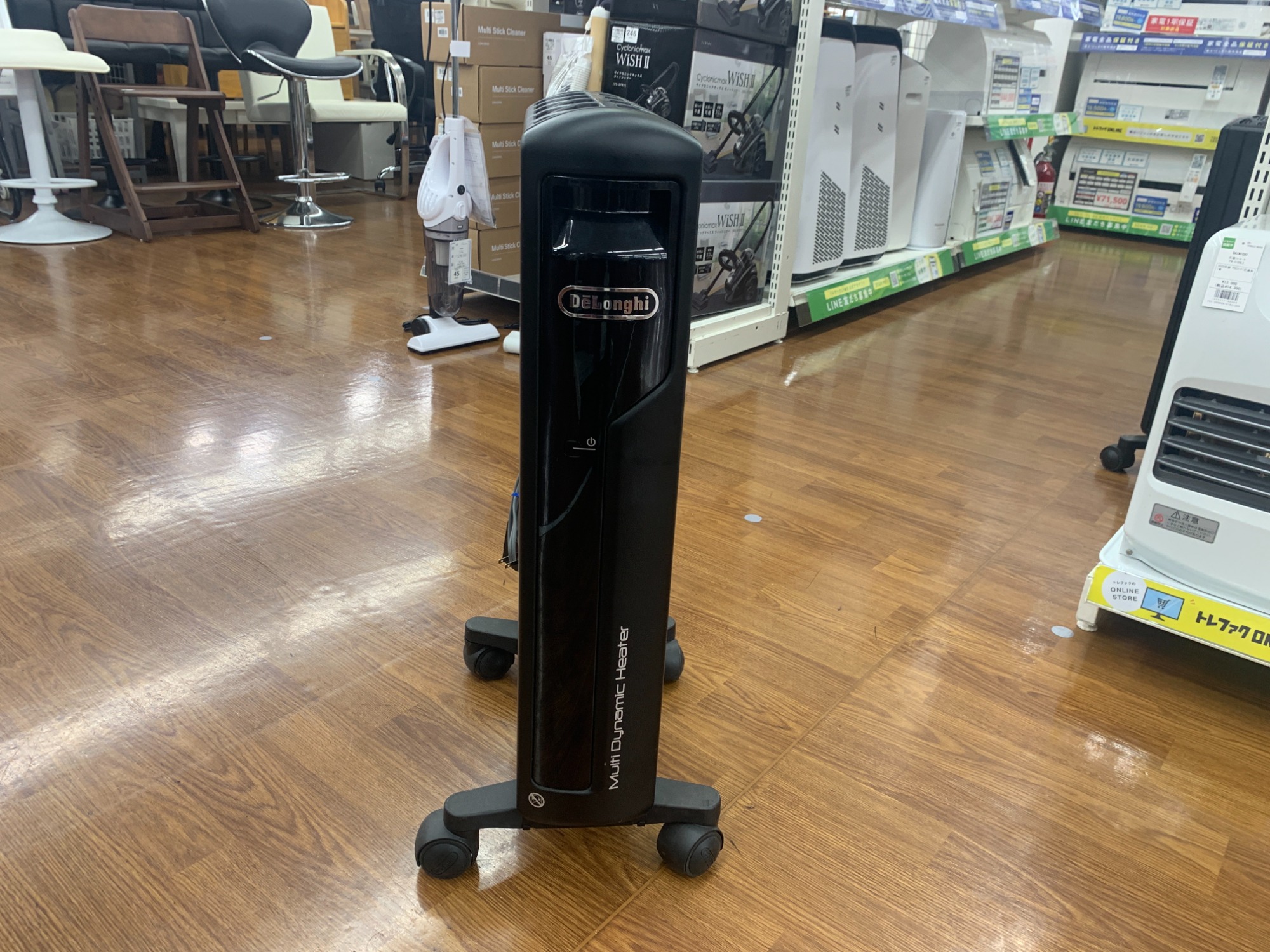 オイルヒーター シルバー コンパクト　　引き取り可 オイルヒーター シルバー コンパクト 引き取り可