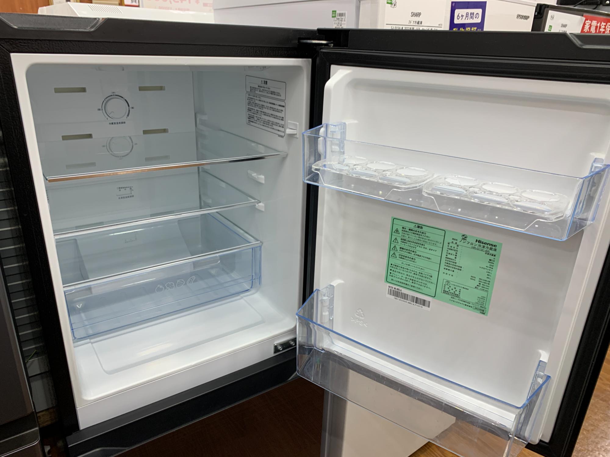 Hisense2ドア冷蔵庫（HR-G13C-BR）＆全自動洗濯機（BW-45A)のご紹介