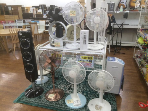 季節家電の扇風機