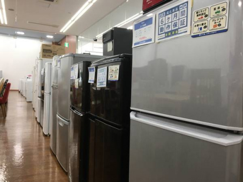生活家電の冷蔵庫・洗濯機