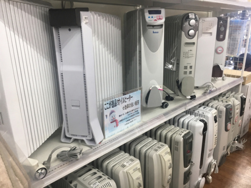 所沢店新入荷の冬物家電