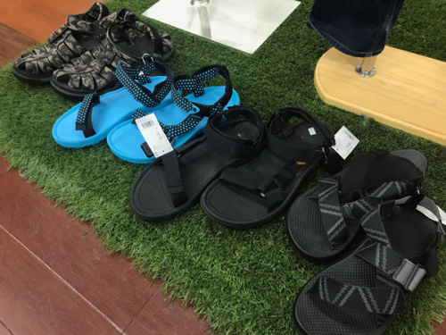 メンズファッションのサンダル