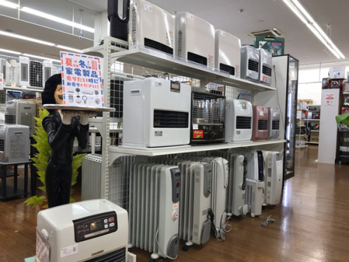 季節家電のストーブ　石油ストーブ