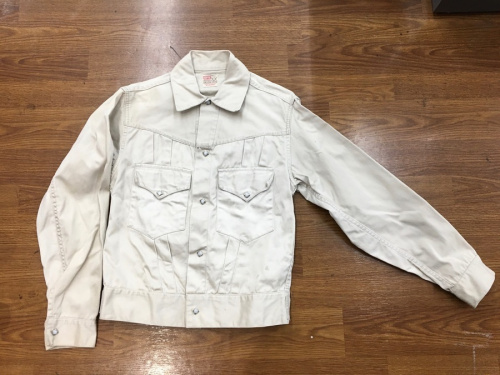 リーバイス ショートホーン コットンサテン 50sのカナダ軍 トラウザー ミリタリーパンツ