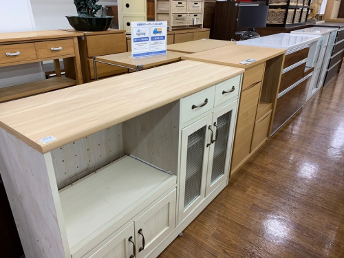 キッチン収納のキッチンカウンター