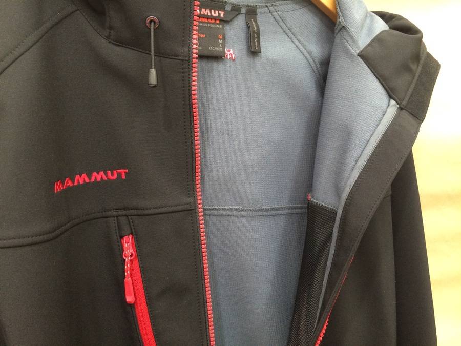 ★【中古】MAMMUT ジャケット ホワイト/グレー L 店舗受取限定】Hiking WB Hooded Jacket AF Women 1012-00400