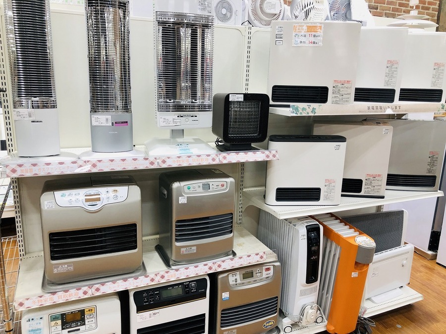 冬物家電、石油ファンや電気ストーブなど展示中！【千葉おゆみ野店