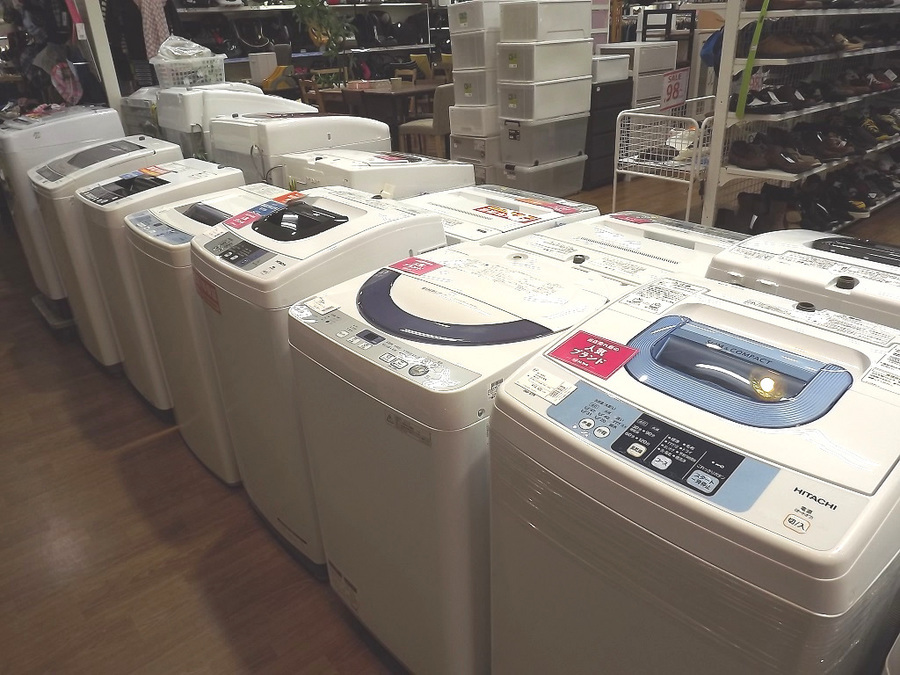 アウトレット品もございます。ハイアール洗濯機入荷しました！【トレジャーファクトリーミスターマックスおゆみ野店】 新生活応援します！ 冷蔵庫・洗濯機好評販売中です！【ミスター