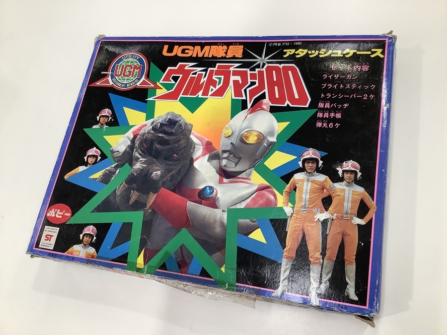 ポピー　ウルトラマン80 UGM隊員　アタッシュヘルメット　ブライトスティック他 ポピー ウルトラマン80 UGM隊員 アタッシュヘルメット ブライト