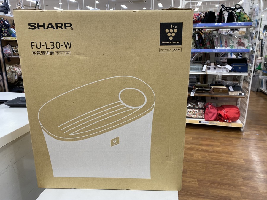 SHARP（シャープ）の空気清浄機FU-L30-W 2019年モデル入荷