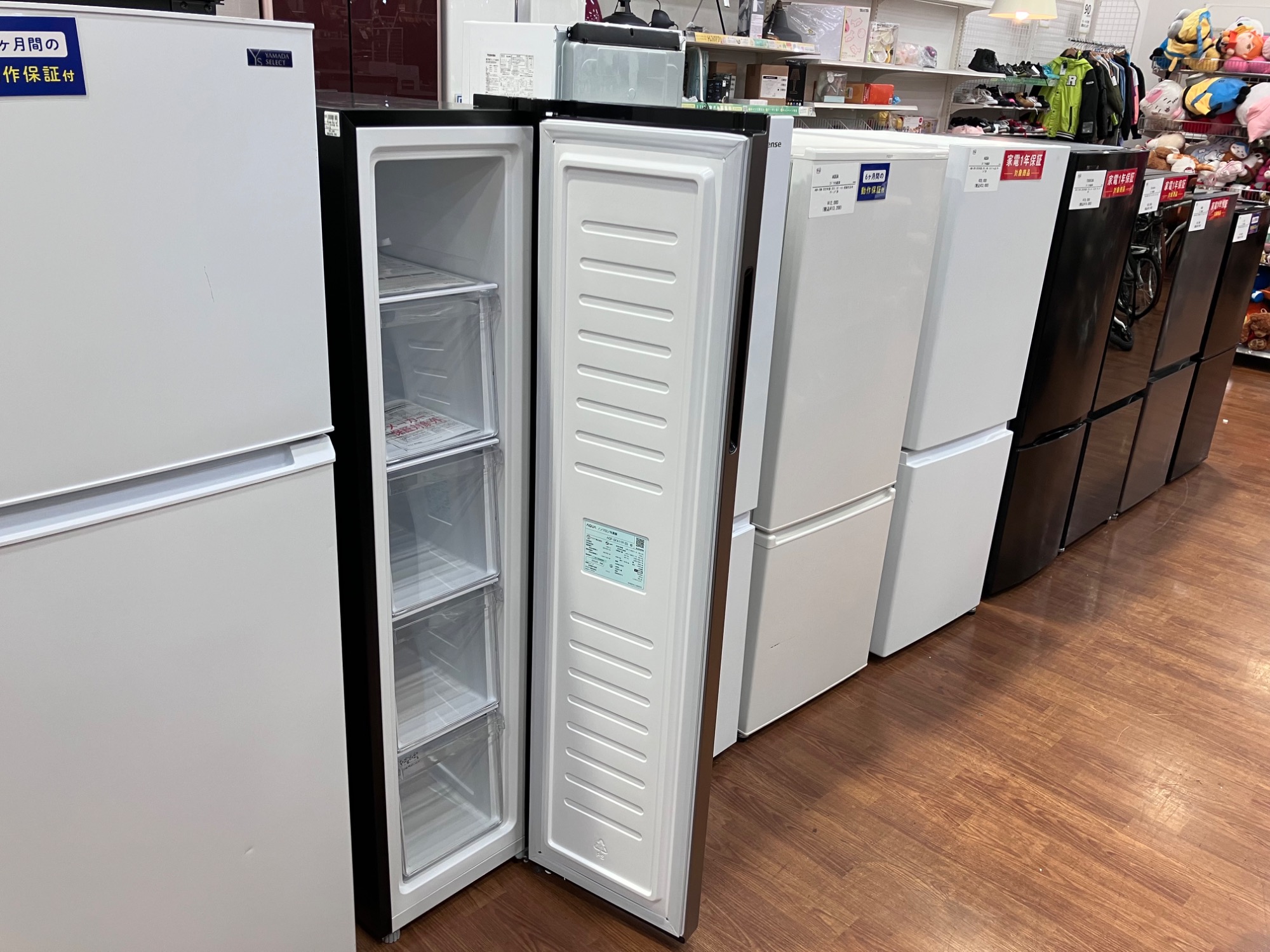 大量ストックで食費を節約！！】AQUA 1ドア冷凍庫が入荷致しました