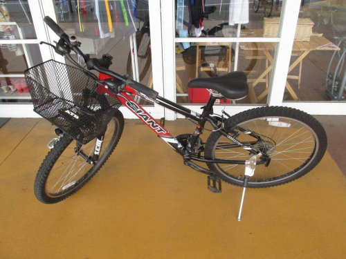 アウトドアの自転車