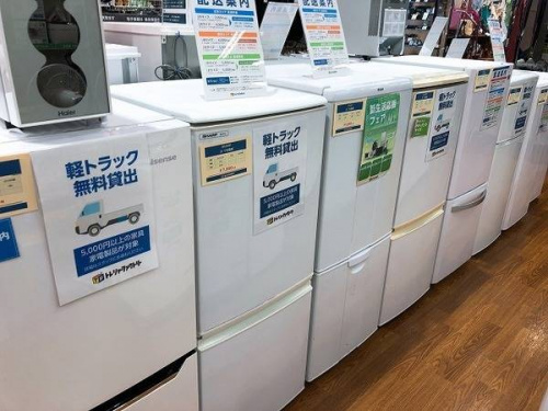 中古冷蔵庫の洗濯機